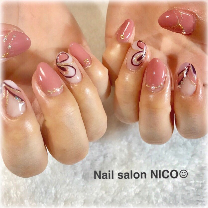 バレンタイン パーティー デート 女子会 Nail Salon Nico のネイルデザイン No ネイルブック