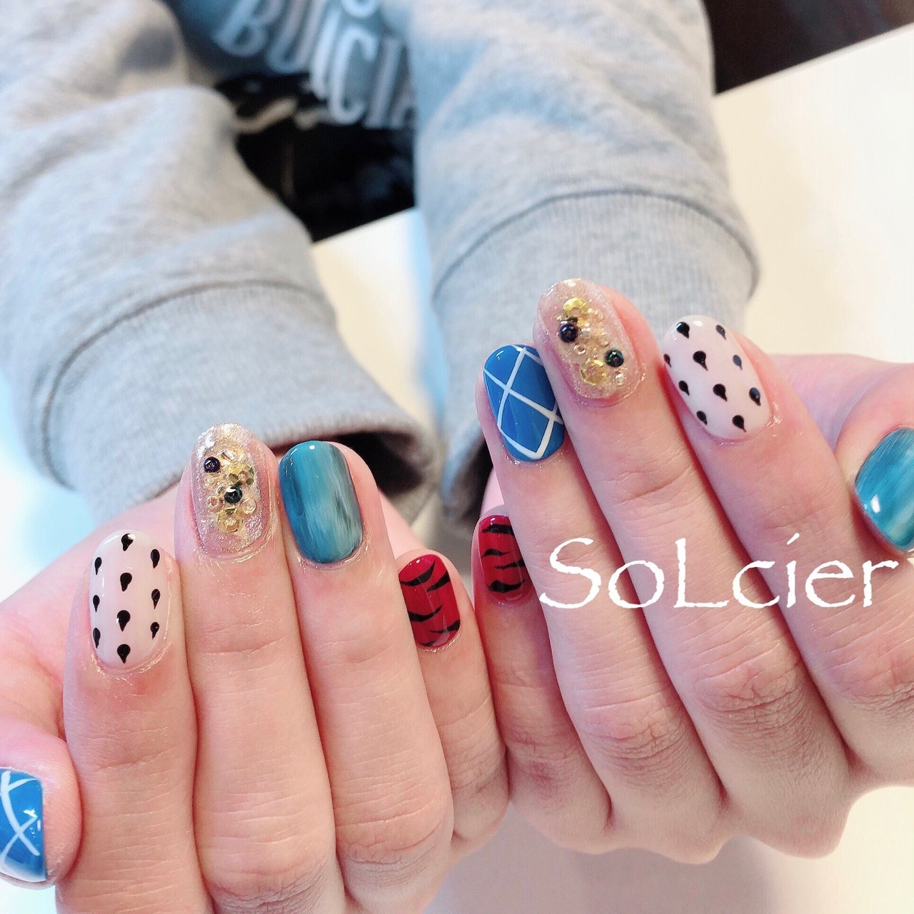 ハンド Solcier ソルシエのネイルデザイン No ネイルブック