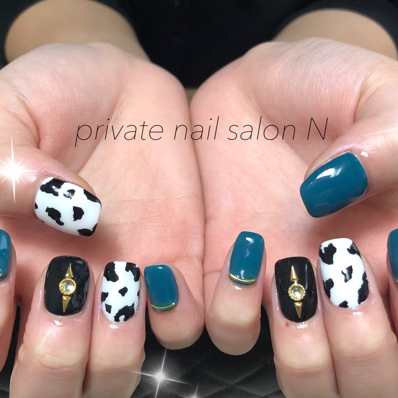 ハンド アニマル柄 お客様 Private Nail Salon Nのネイルデザイン No ネイルブック