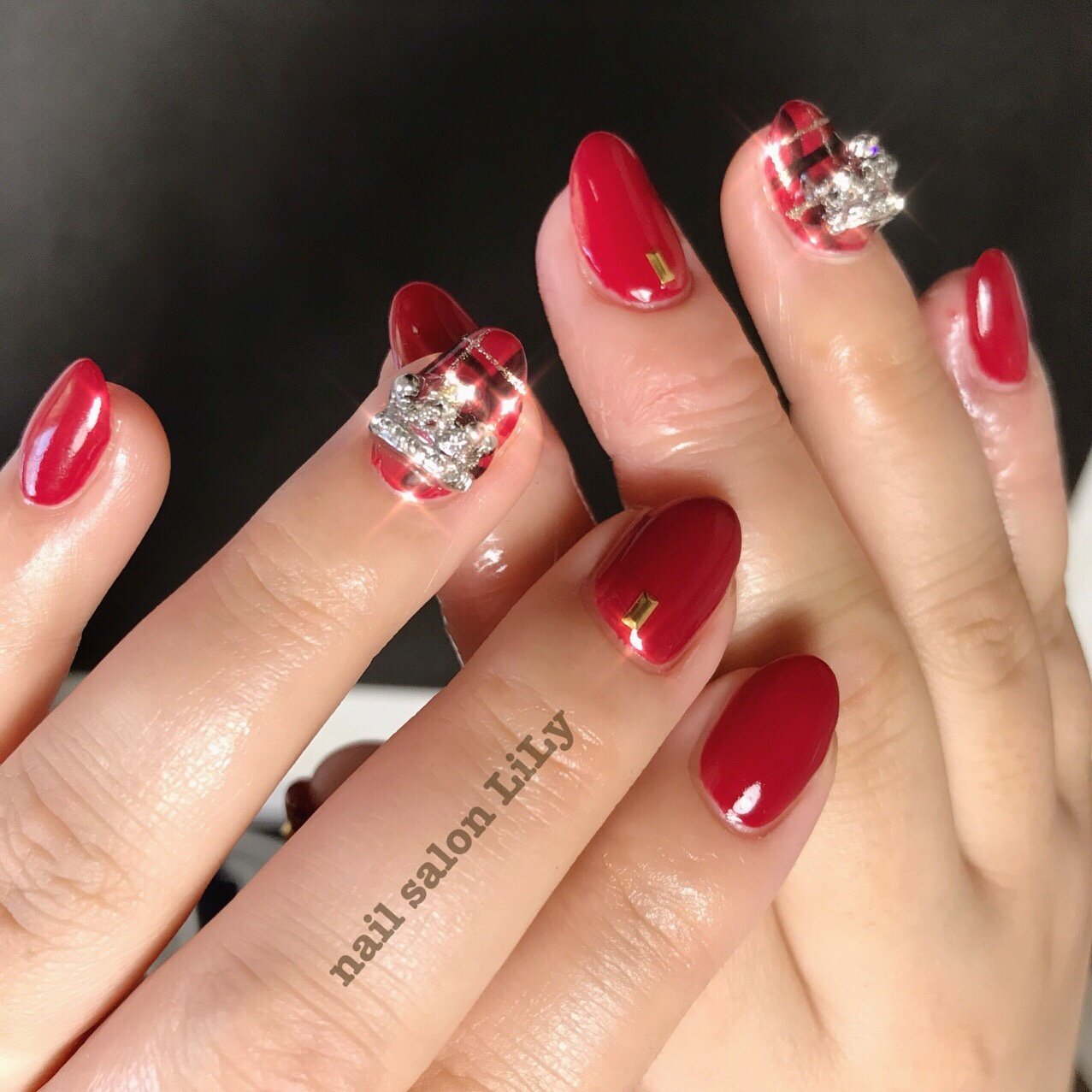 冬 バレンタイン パーティー デート ハンド Nail Salon Lilyのネイルデザイン No ネイルブック