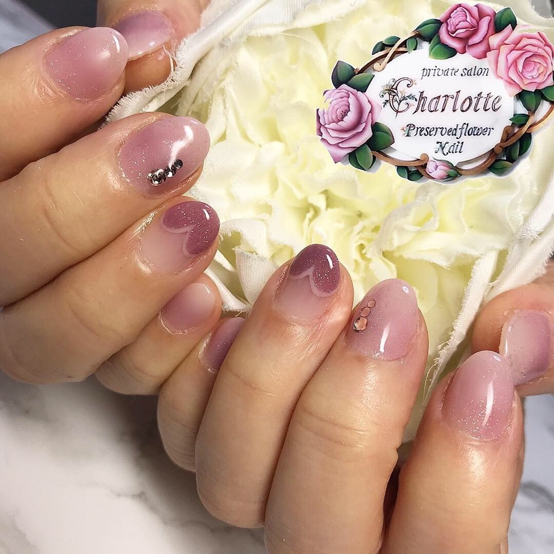 春 オールシーズン バレンタイン パーティー ハンド Privatesalon Charlotteのネイルデザイン No 3967752 ネイル ブック