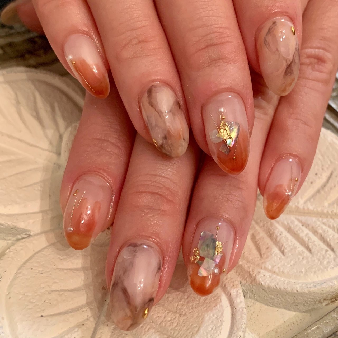 春 オールシーズン オフィス 女子会 ハンド Salon De Refrainのネイルデザイン No ネイルブック