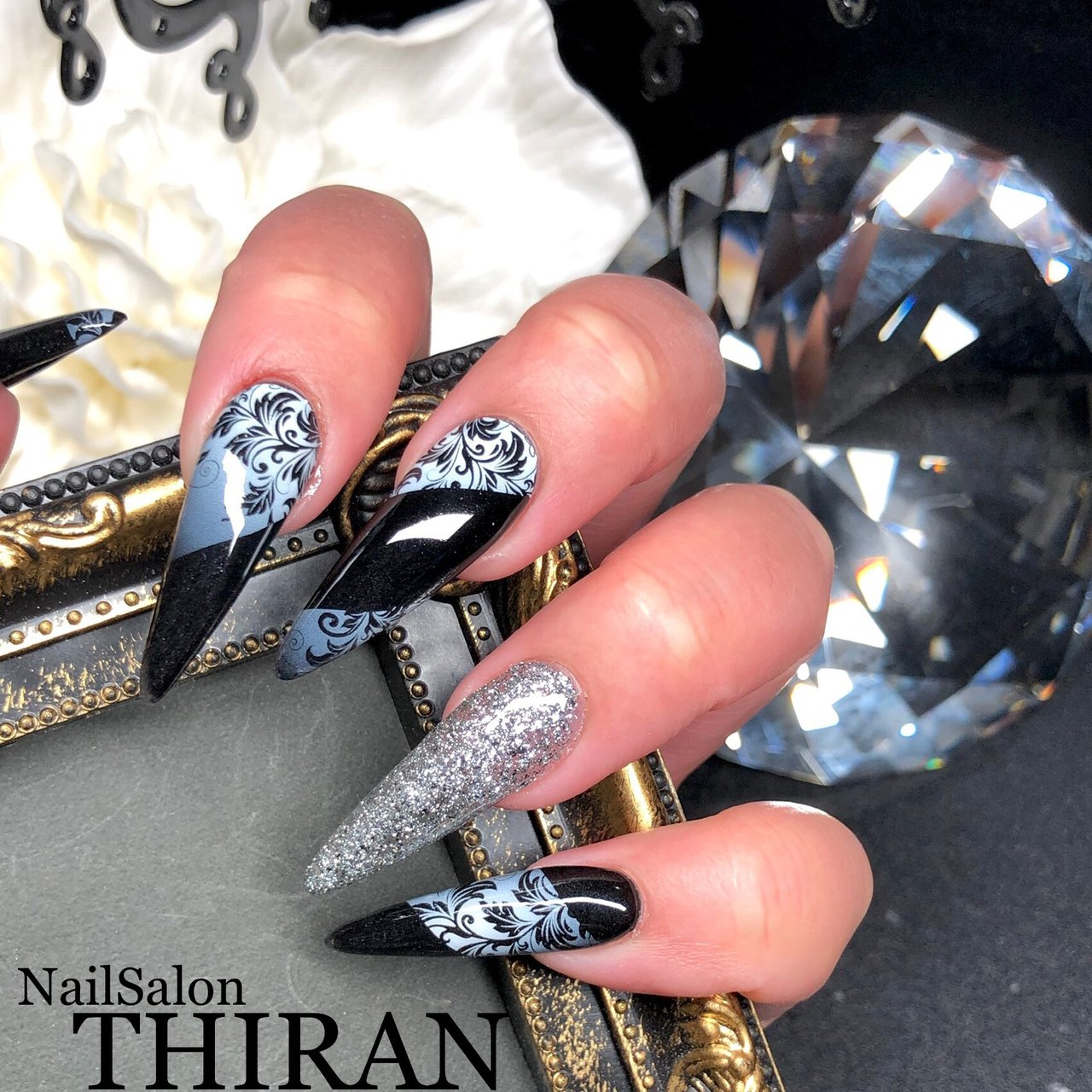 オールシーズン パーティー デート 女子会 ハンド Nailsalon Thiranのネイルデザイン No ネイルブック