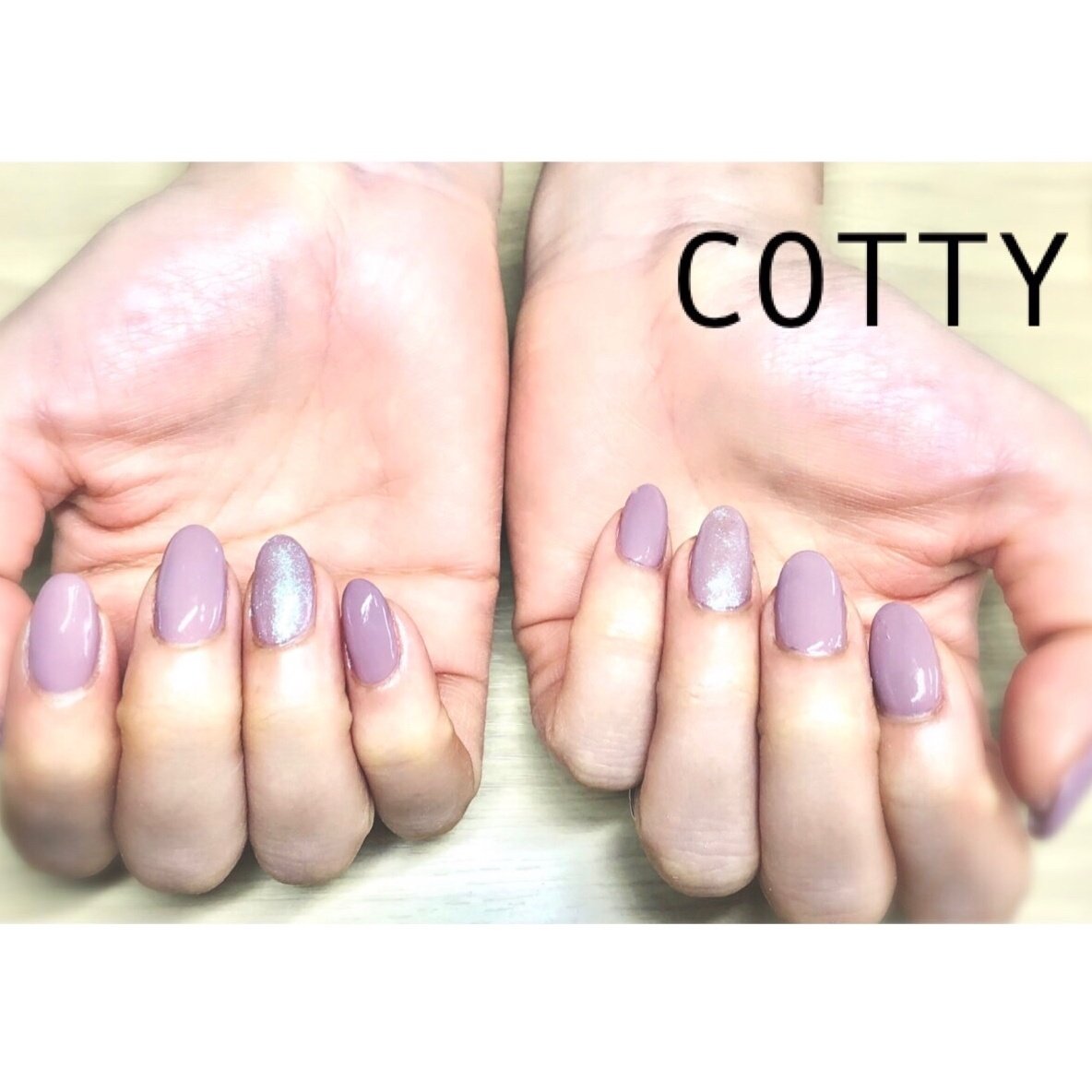 冬 ハンド シンプル ラメ ワンカラー Cotty Nailのネイルデザイン No 3970304 ネイルブック