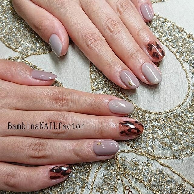 冬 ハンド ベージュ グレージュ グレー Bambinanailfactorkiyokoのネイルデザイン No ネイルブック