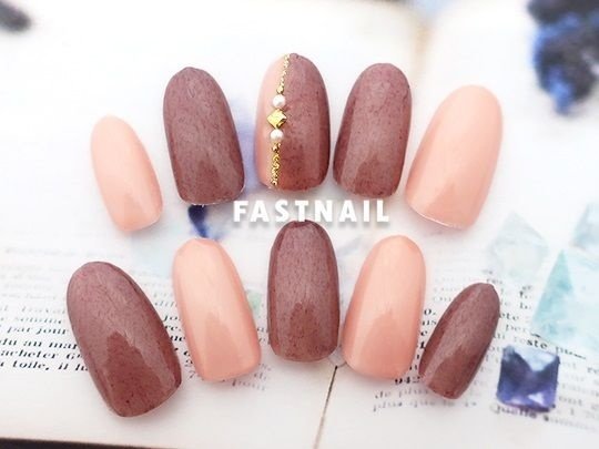 春 冬 オフィス 女子会 ハンド Fast Nail ファストネイル のネイルデザイン No ネイルブック