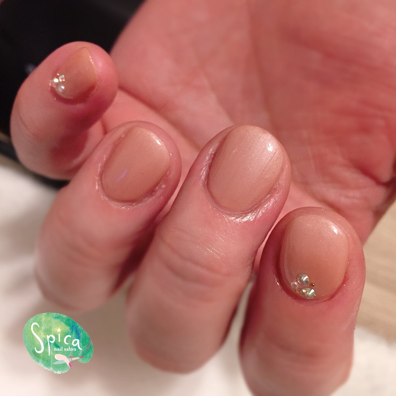 オールシーズン オフィス ハンド シンプル ショート Nailsalon Spica