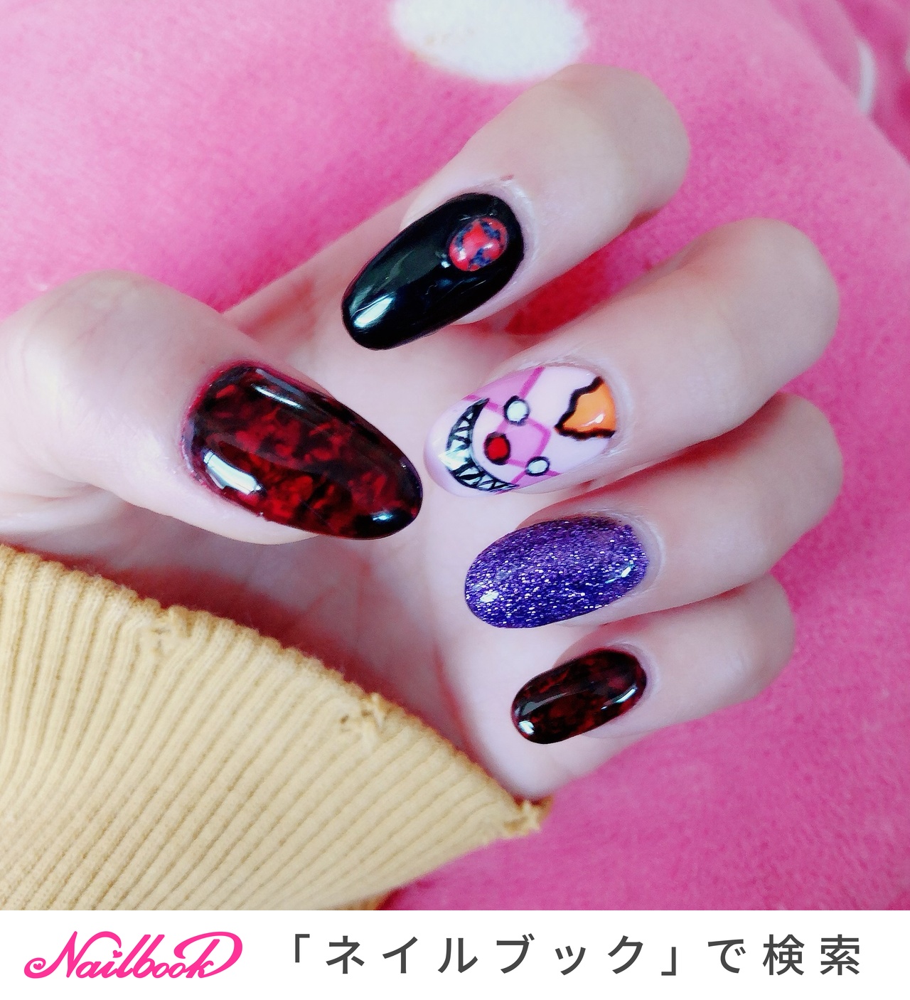 間桐桜のネイルデザイン ネイルブック