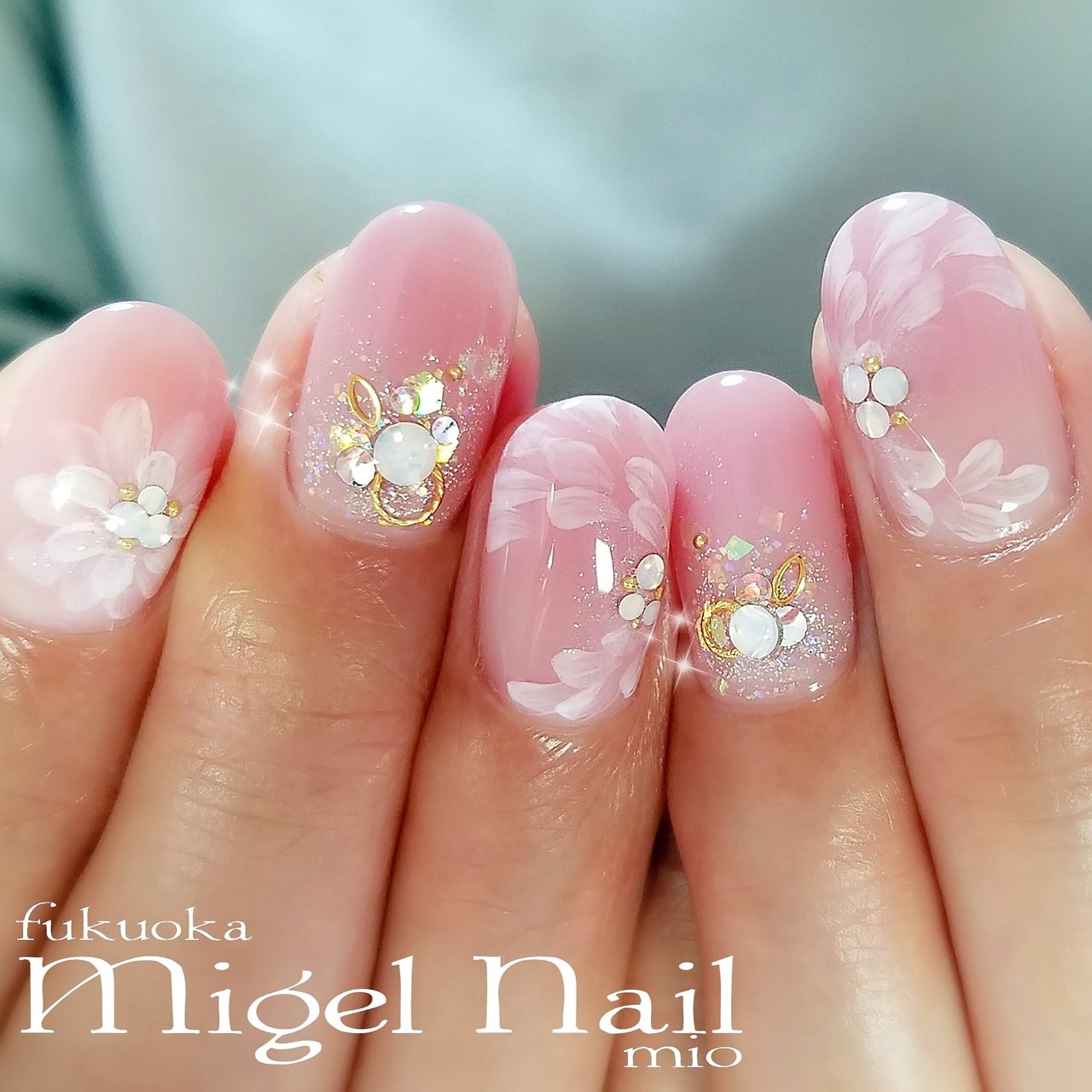 春 リゾート ブライダル パーティー ハンド Migel Nailのネイルデザイン No ネイルブック