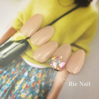 ビーズアートのネイルデザイン ネイルブック