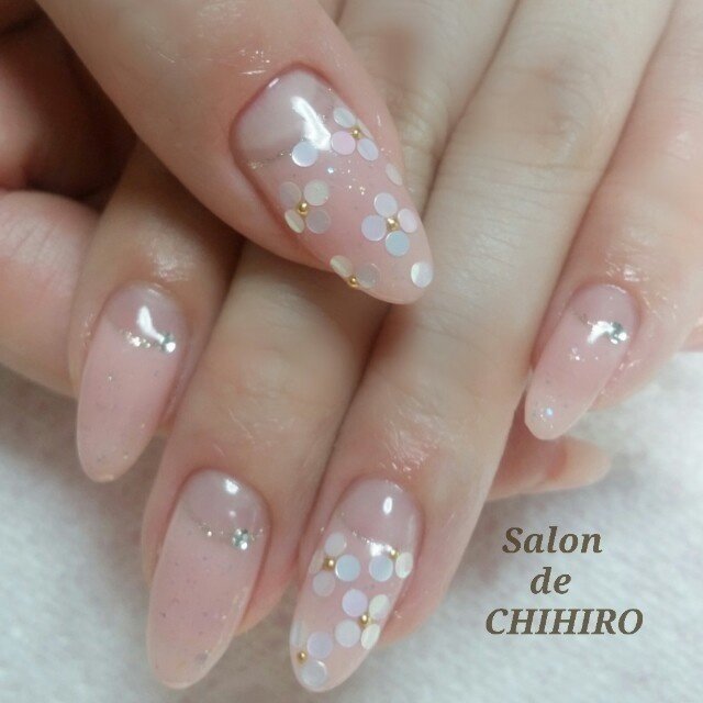 春 オールシーズン オフィス デート ハンド Salonde0chihiroのネイルデザイン No ネイルブック