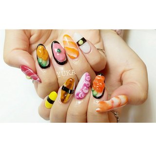 オールシーズン/ライブ/ハンド/ラメ/ハート - ゆか💅大阪ネイルサロン