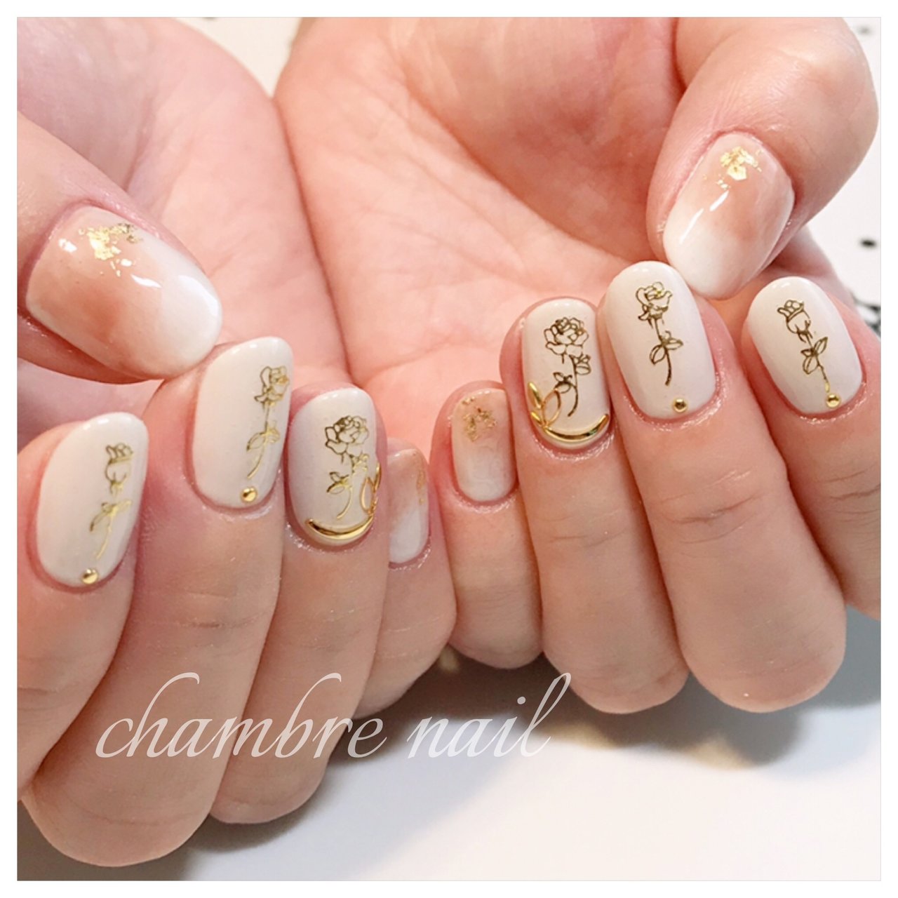 春 オフィス ブライダル デート ハンド Chambre Nailのネイルデザイン No ネイルブック