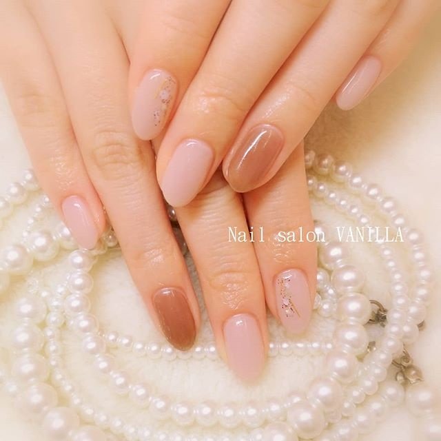 春 冬 オールシーズン シンプル ラメ Nailsalonvanillaのネイルデザイン No ネイルブック