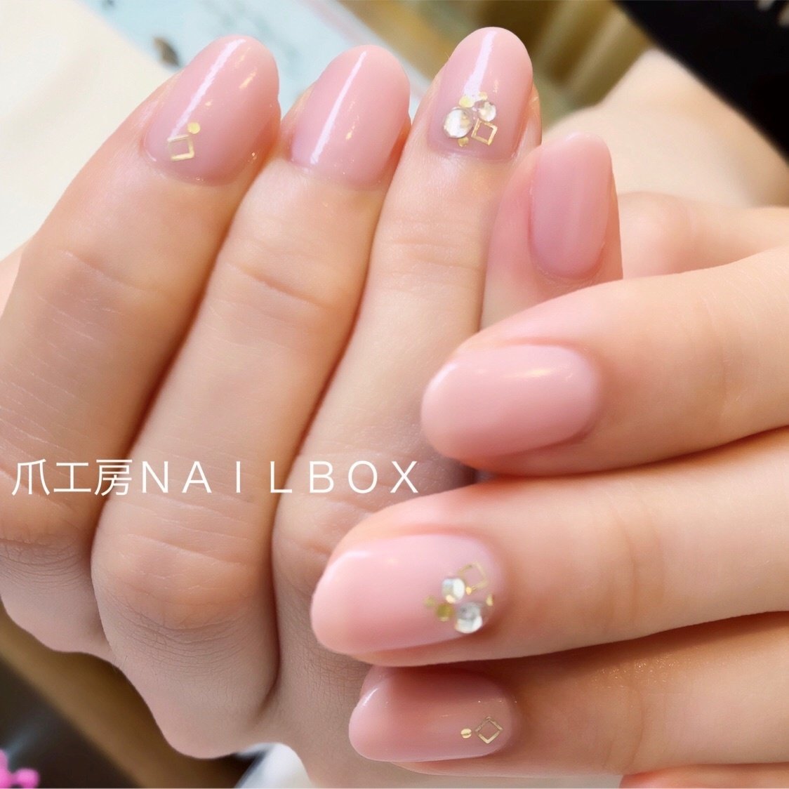 春 オフィス ブライダル デート ハンド 爪工房ｎａｉｌｂｏｘ 夜遅くまで営業しています 内灘のネイル屋さん のネイル デザイン No 3985010 ネイルブック