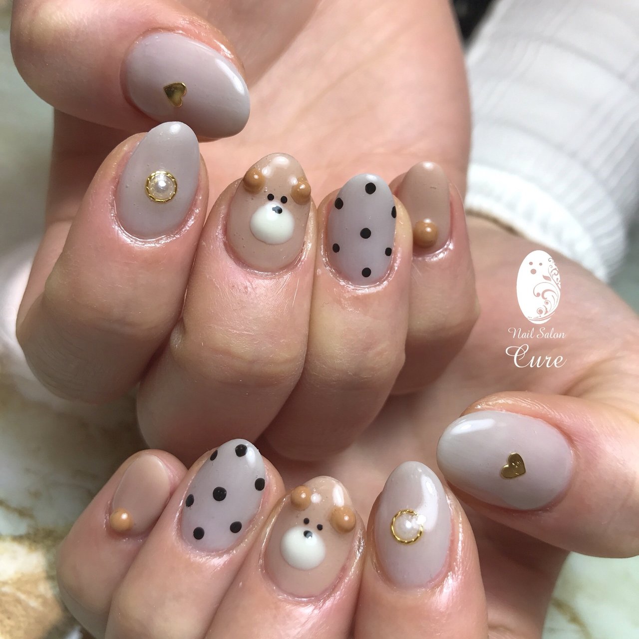 春 夏 冬 オールシーズン ハンド Nail Salon Cureのネイルデザイン No ネイルブック