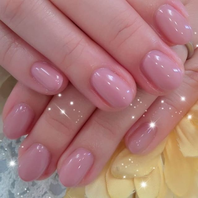 オールシーズン ハンド シンプル ワンカラー ピンク Aym0328のネイルデザイン No ネイルブック