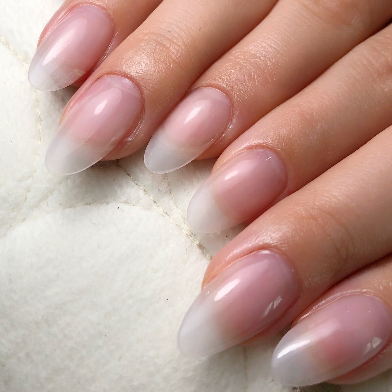 オールシーズン オフィス ハンド ミディアム クリア Nail Salon Allium アリウムのネイルデザイン No ネイルブック