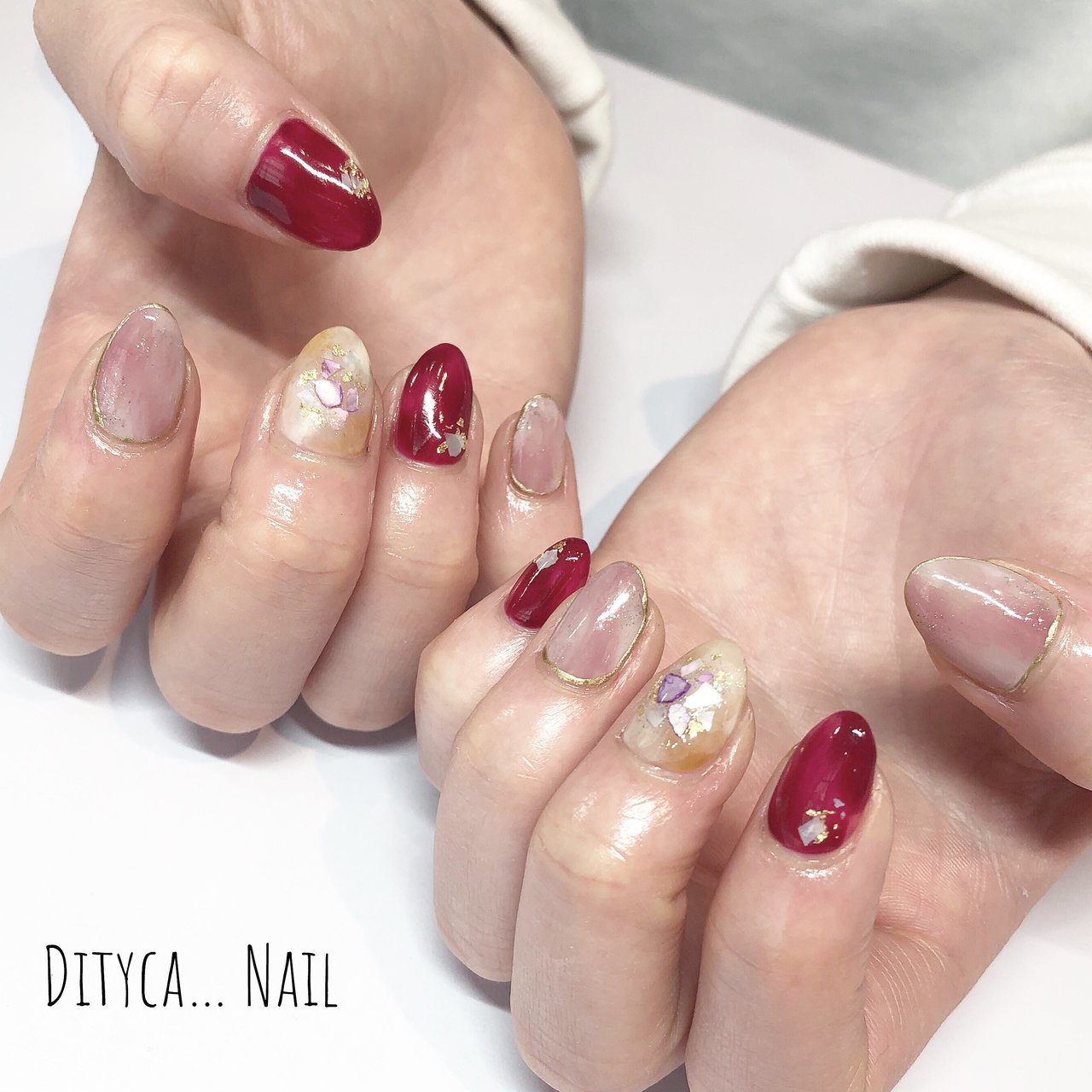 オールシーズン ハンド ワンカラー ジェル Dityca Nailのネイルデザイン No ネイルブック