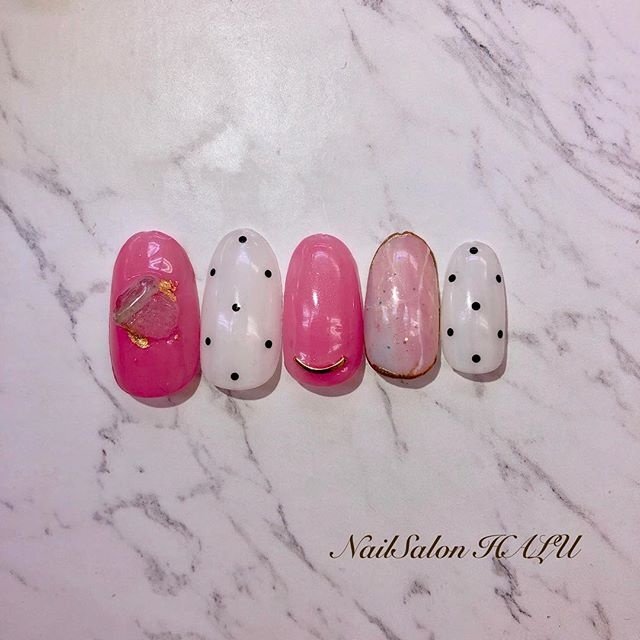 春 デート 女子会 ハンド ラメ Nail Haluのネイルデザイン No ネイルブック