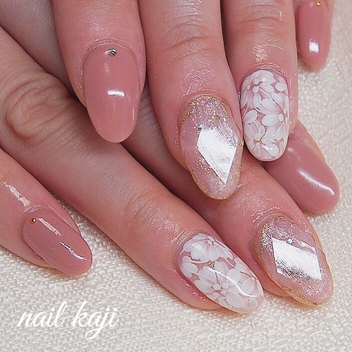 春 夏 オールシーズン オフィス ハンド Nail Kajiのネイルデザイン No ネイルブック