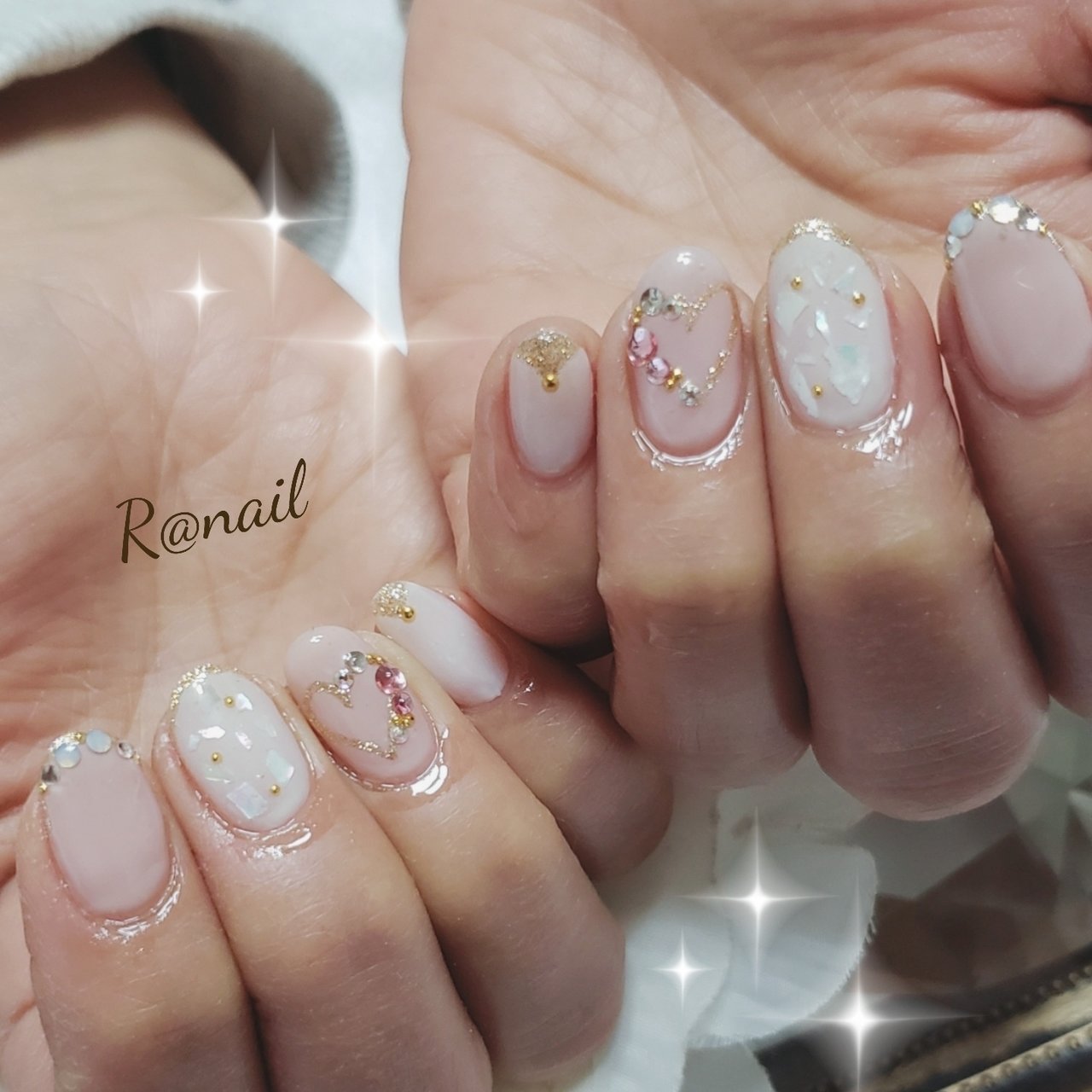 バレンタイン オフィス 女子会 ハンド シンプル Rie のネイルデザイン No ネイルブック