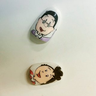 サザエさんネイルのネイルデザイン ネイルブック