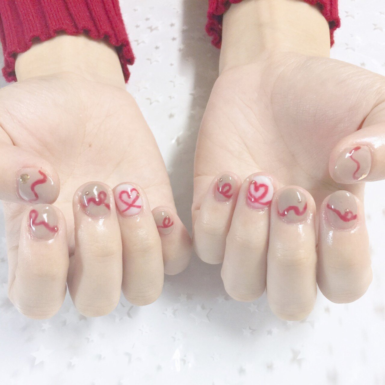 冬 バレンタイン ブライダル デート ハンド Private Salon Wai Sのネイルデザイン No ネイルブック