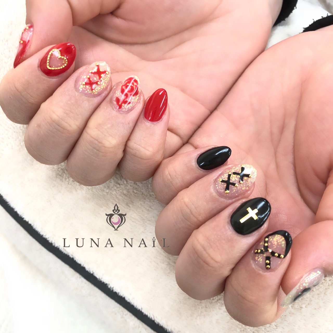 オールシーズン パーティー 女子会 ハンド ラメ Luna Nail のネイルデザイン No ネイルブック