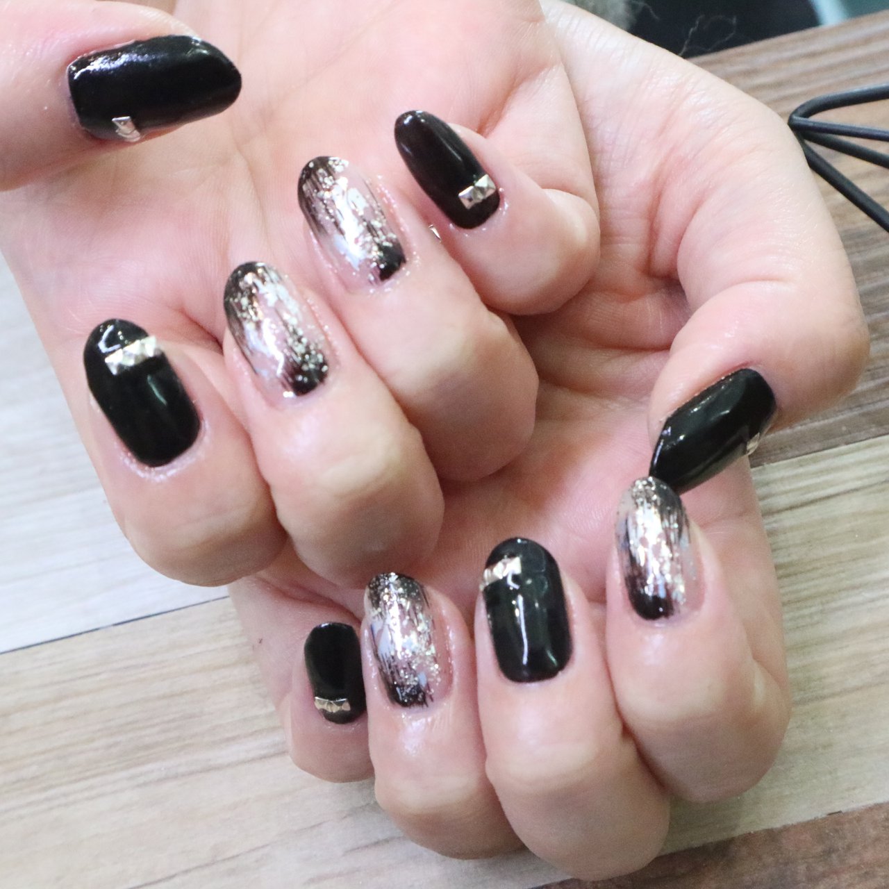 冬/オールシーズン/ライブ/ハンド/シンプル - jewdy_nailのネイル 