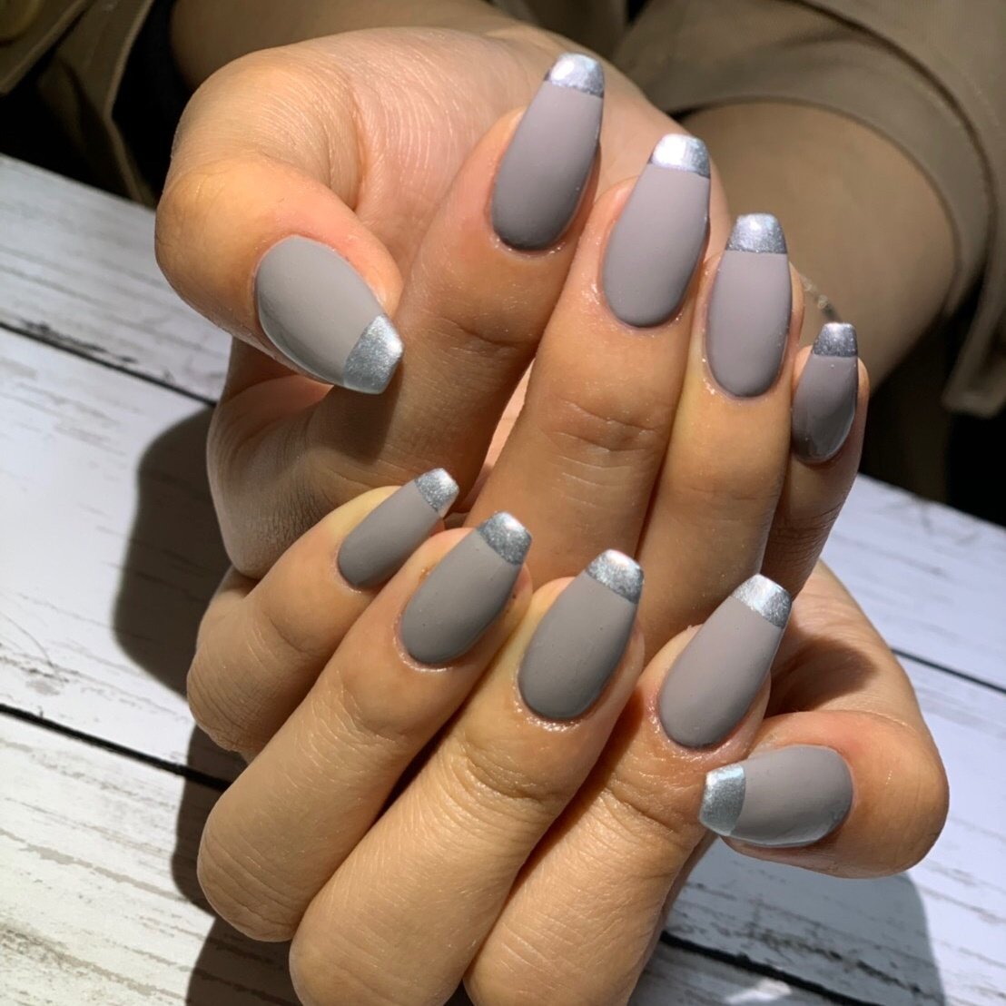 オールシーズン ハンド シンプル フレンチ ワンカラー Nailsalonluanaのネイルデザイン No ネイルブック