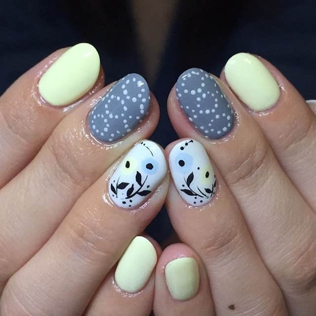 冬 女子会 ハンド ワンカラー フラワー Pasapasaiのネイルデザイン No ネイルブック