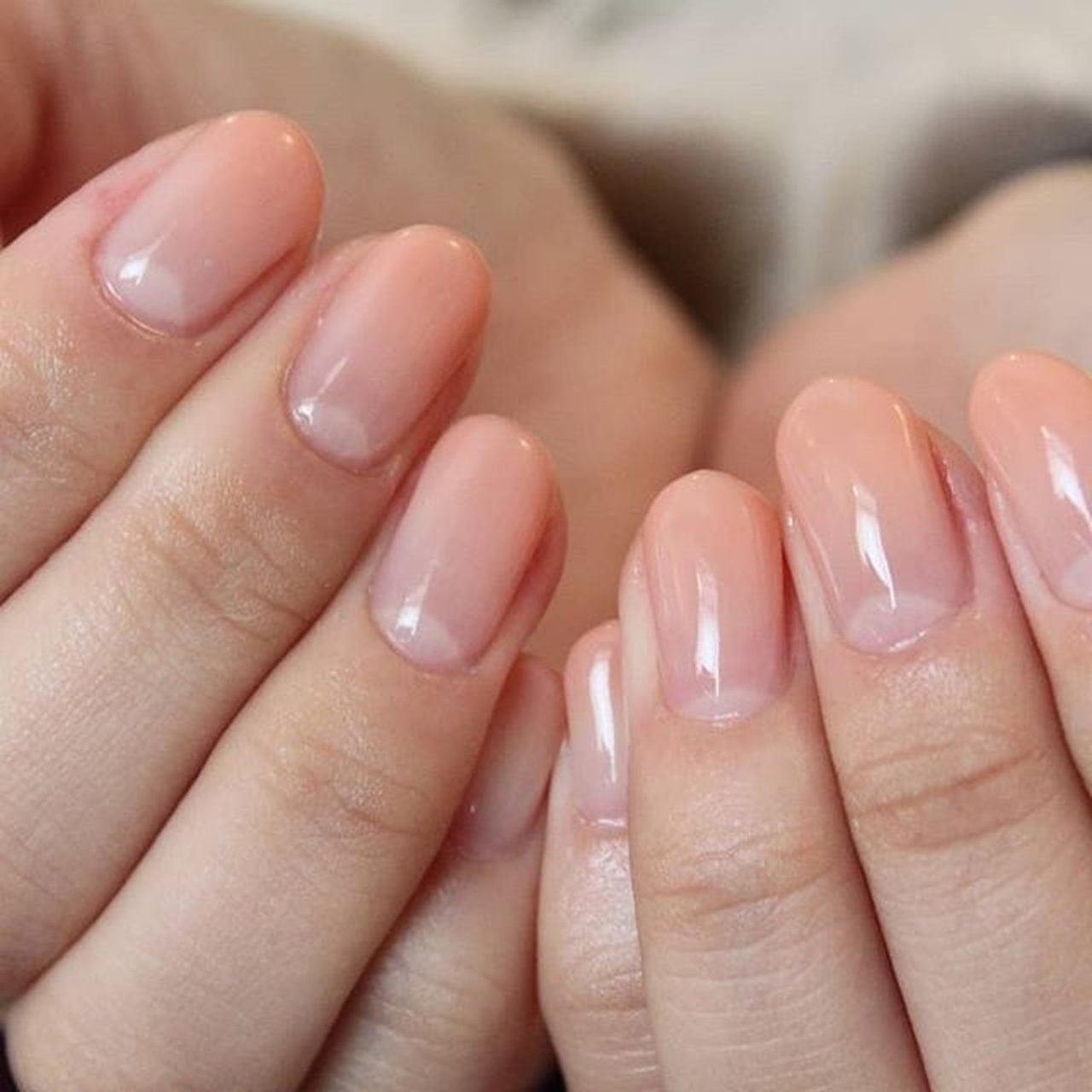 オールシーズン オフィス シンプル グラデーション ベージュ Nail Rossoのネイルデザイン No ネイルブック