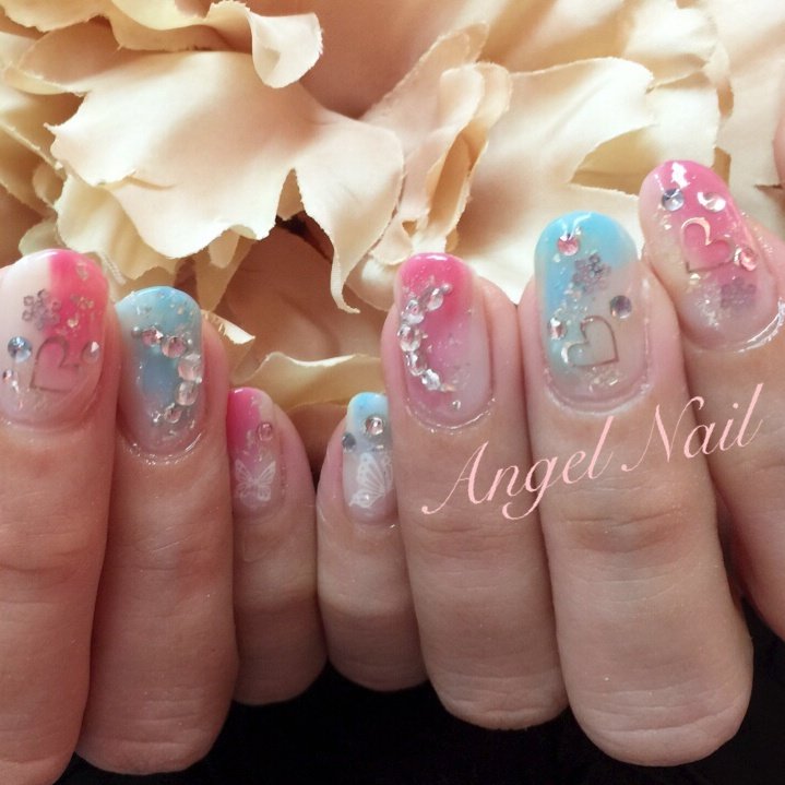 春 夏 冬 ハンド グラデーション Angel Nail のネイルデザイン No ネイルブック