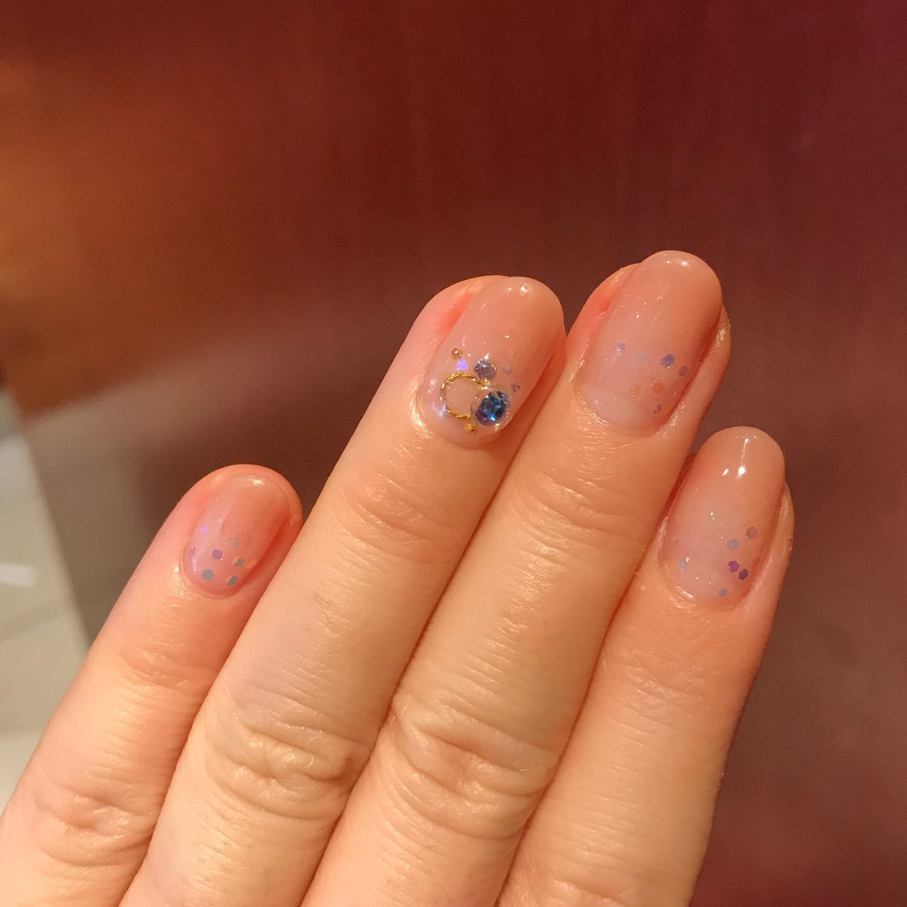 ハンド ピンク パステル ジェルネイル セルフネイル チョコのネイルデザイン No ネイルブック