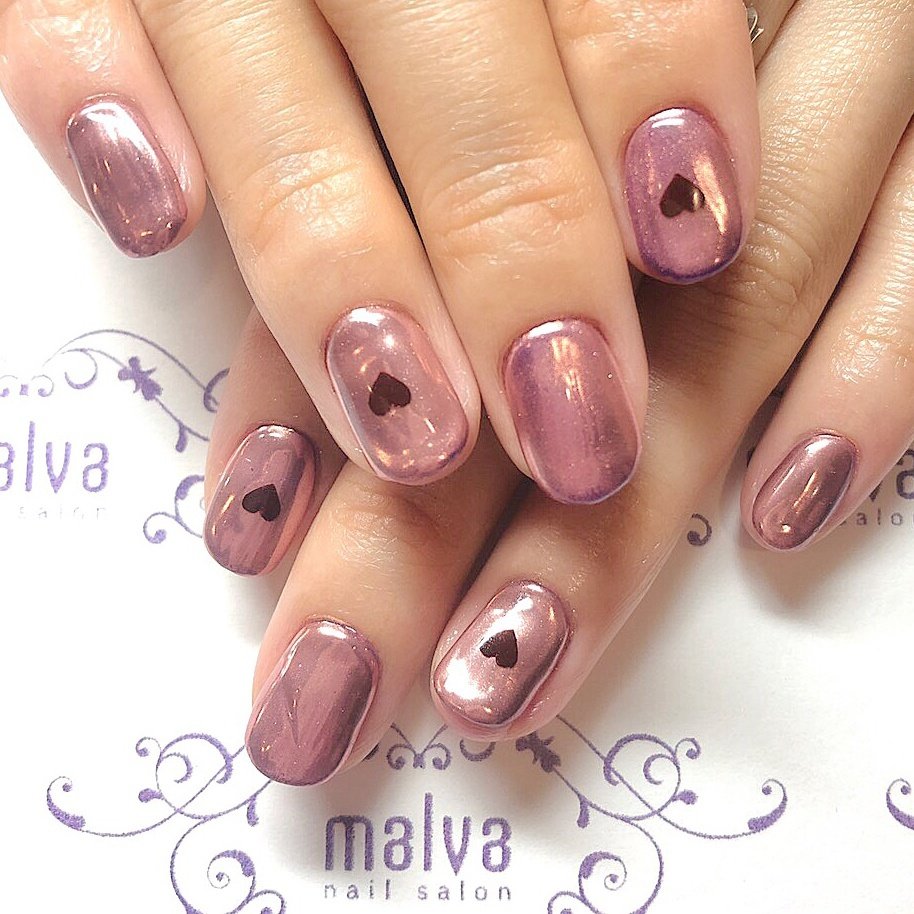 オールシーズン パーティー デート ハンド シンプル Nailsalon Malva 原宿店のネイルデザイン No ネイルブック