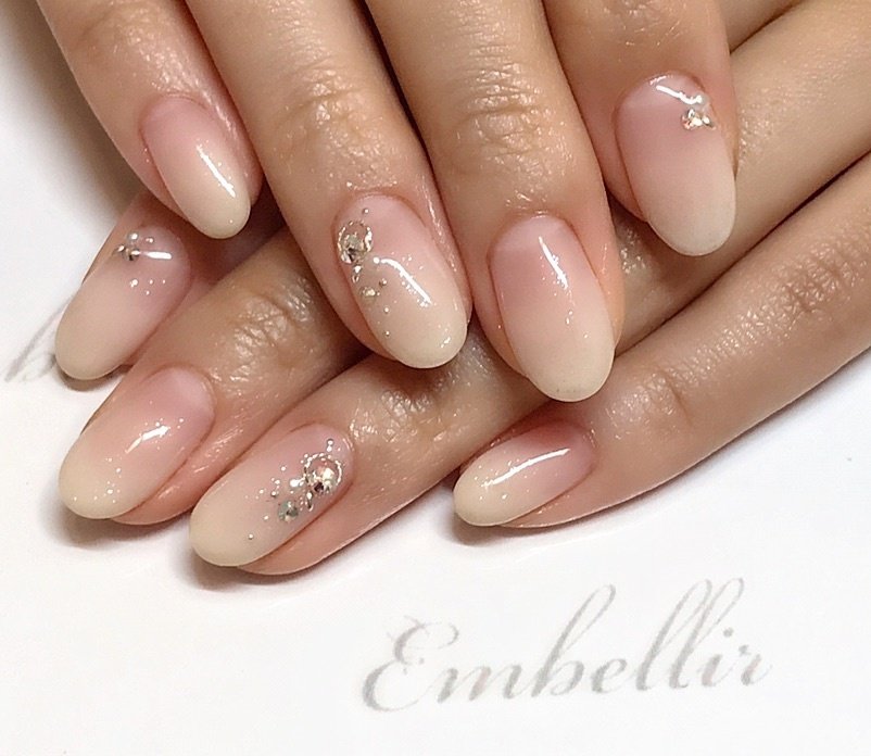 春 冬 オフィス デート ハンド Embellir0401のネイルデザイン No 4000631 ネイルブック