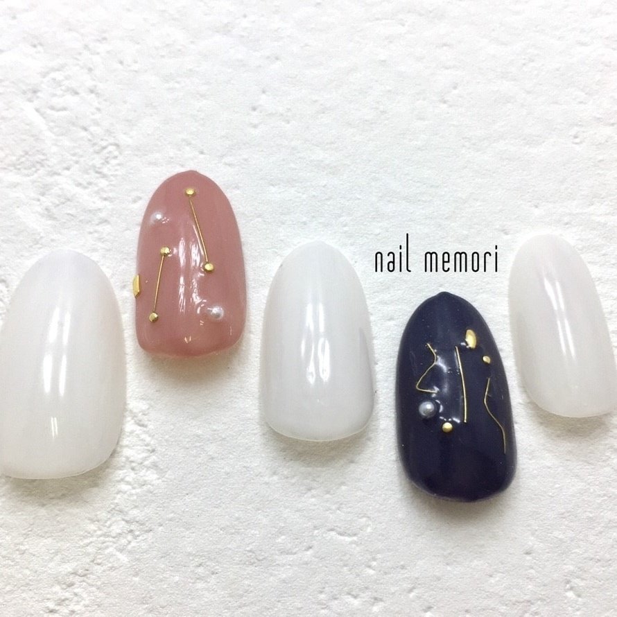 春 オールシーズン オフィス 女子会 ハンド Nail Memoriのネイルデザイン No ネイルブック