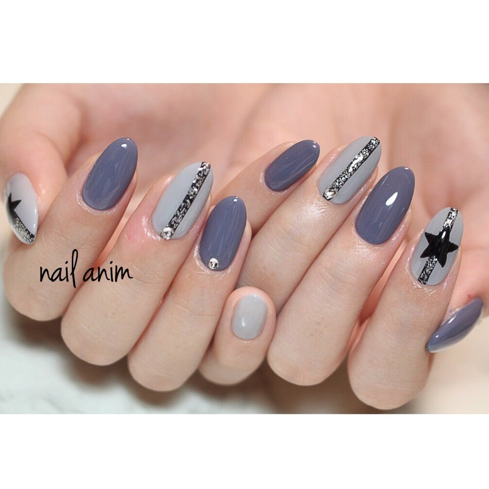 夏 秋 冬 ハンド 星 Nail Animのネイルデザイン No ネイルブック