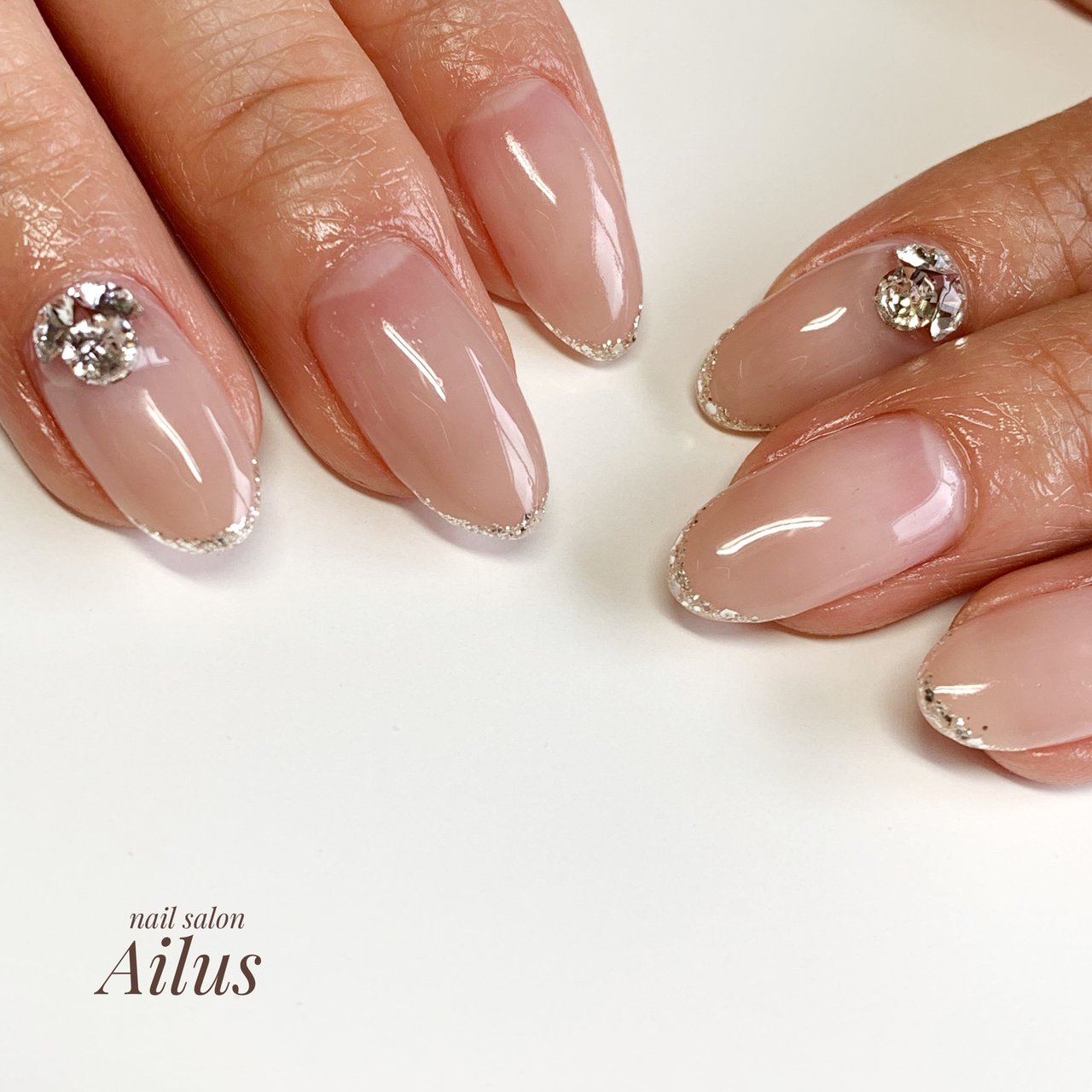 オールシーズン 旅行 ハンド シンプル フレンチ Nail Salon Ailusのネイルデザイン No 4003089 ネイルブック