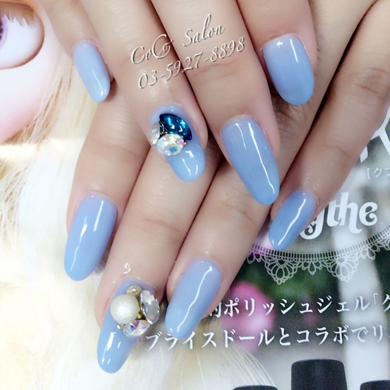 春 夏 海 オフィス ハンド Coco Salonのネイルデザイン No ネイルブック