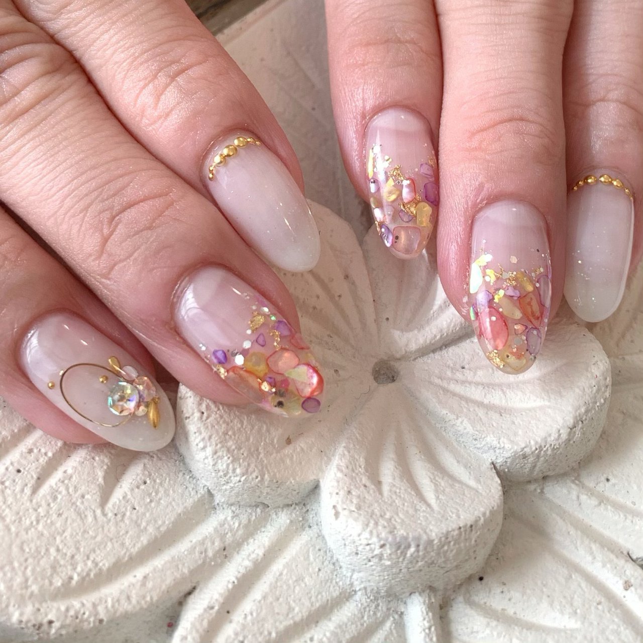 春 夏 海 リゾート ハンド Salon De Refrainのネイルデザイン No ネイルブック