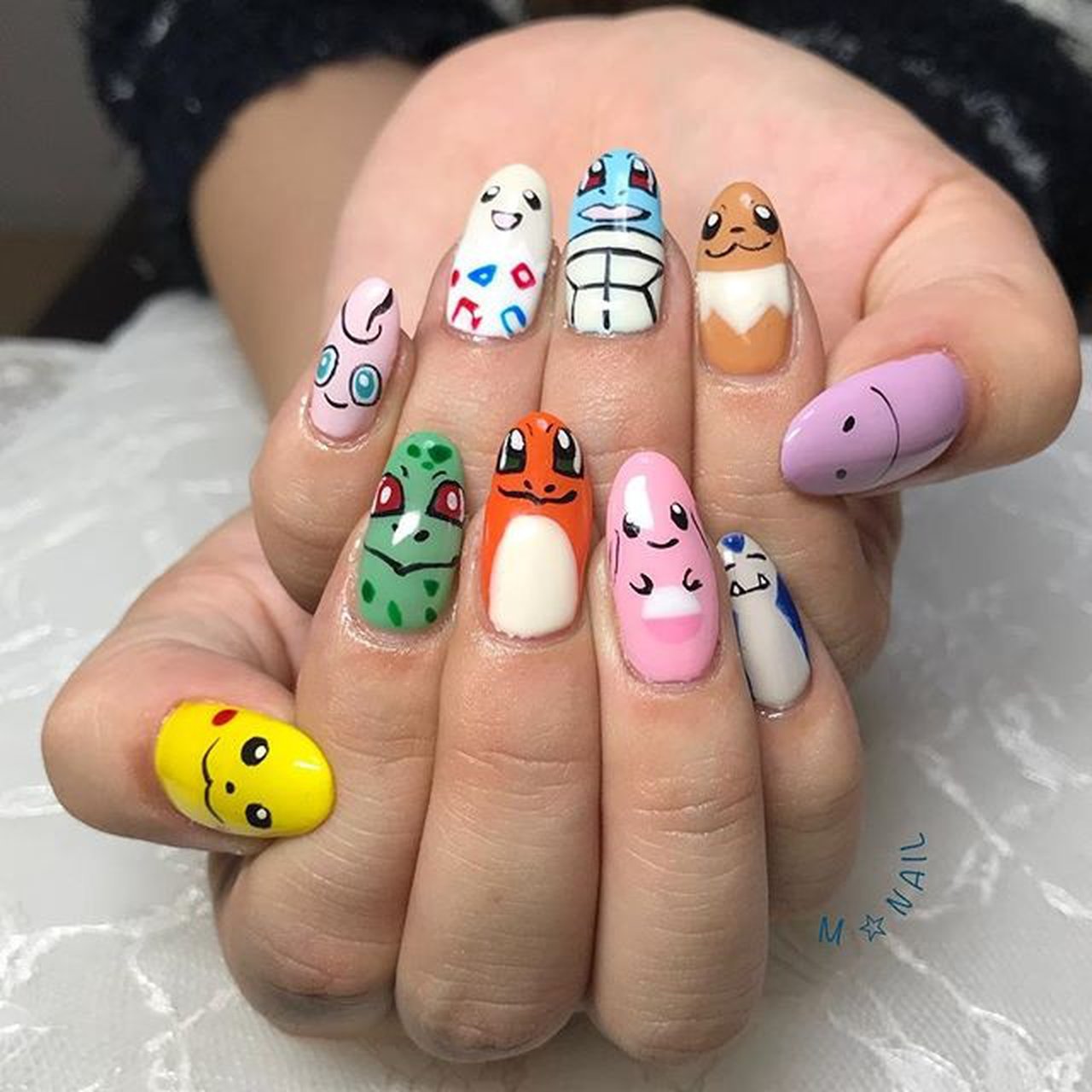 オールシーズン パーティー ハンド 痛ネイル キャラクター M Nailのネイルデザイン No ネイルブック