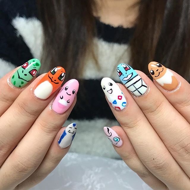 オールシーズン パーティー ハンド 痛ネイル キャラクター M Nailのネイルデザイン No ネイルブック