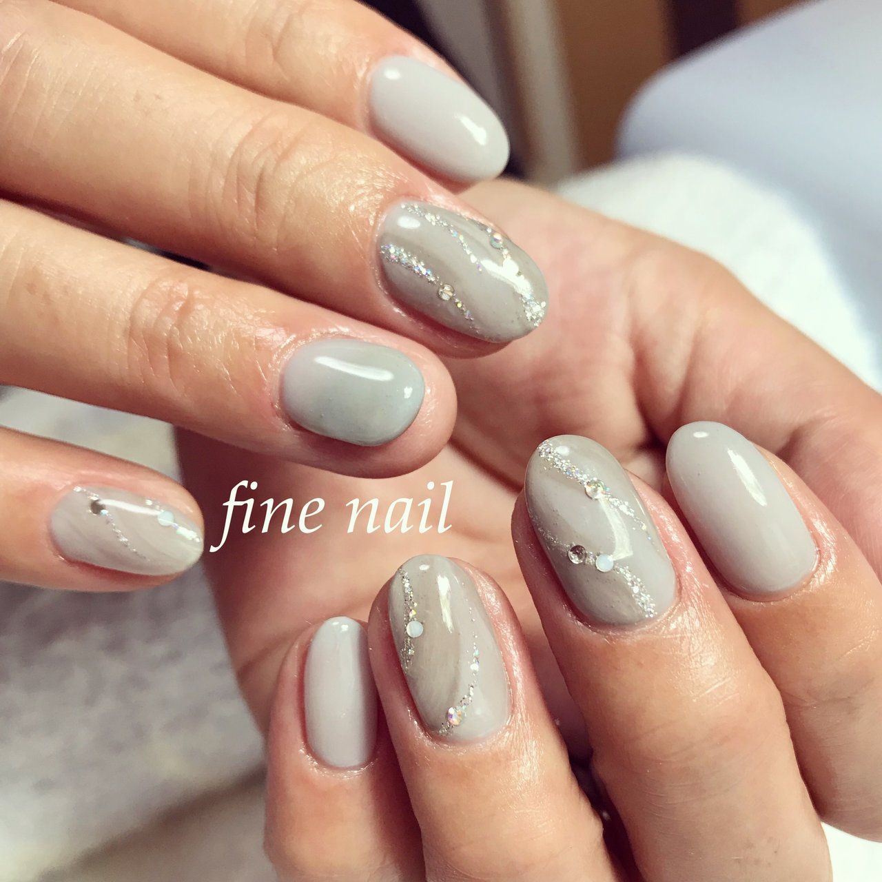 冬 パーティー デート 女子会 ハンド Fine Nail ファインネイル のネイルデザイン No ネイルブック