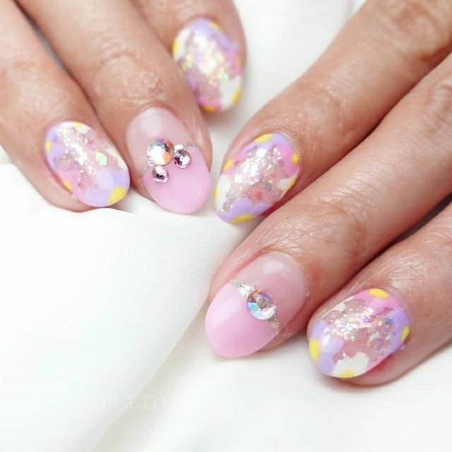 和泉府中nailslon Jasmine 指先に魔法を のネイルデザイン No ネイルブック