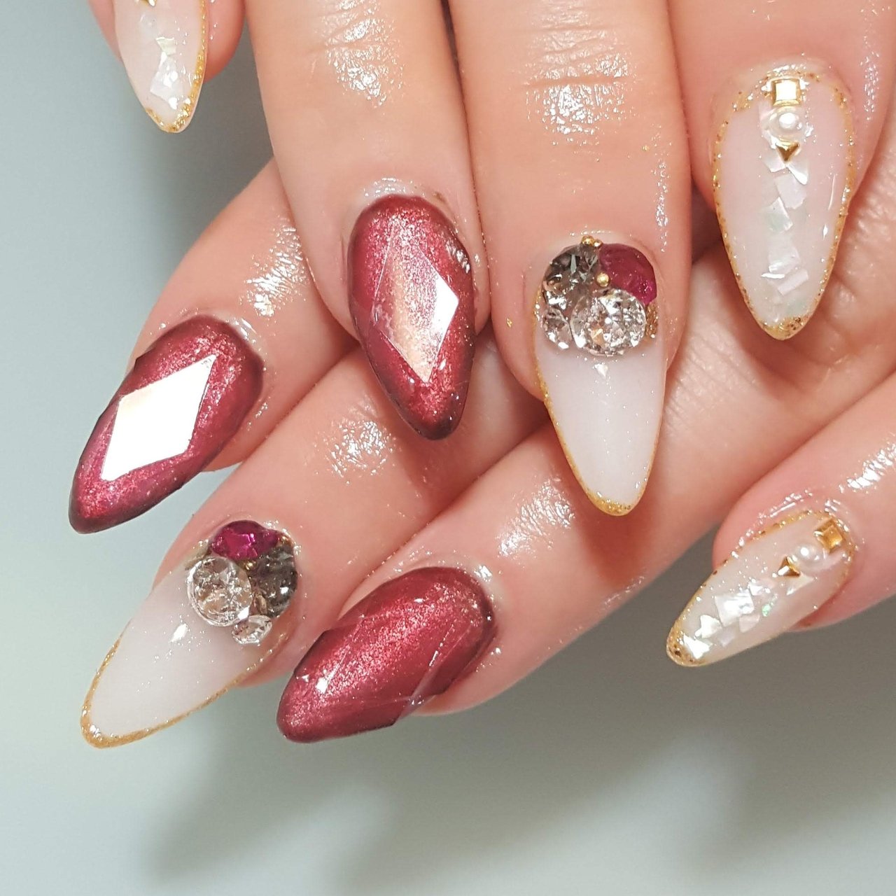 オールシーズン/デート/女子会/ハンド/ビジュー - Aya/privatesalon