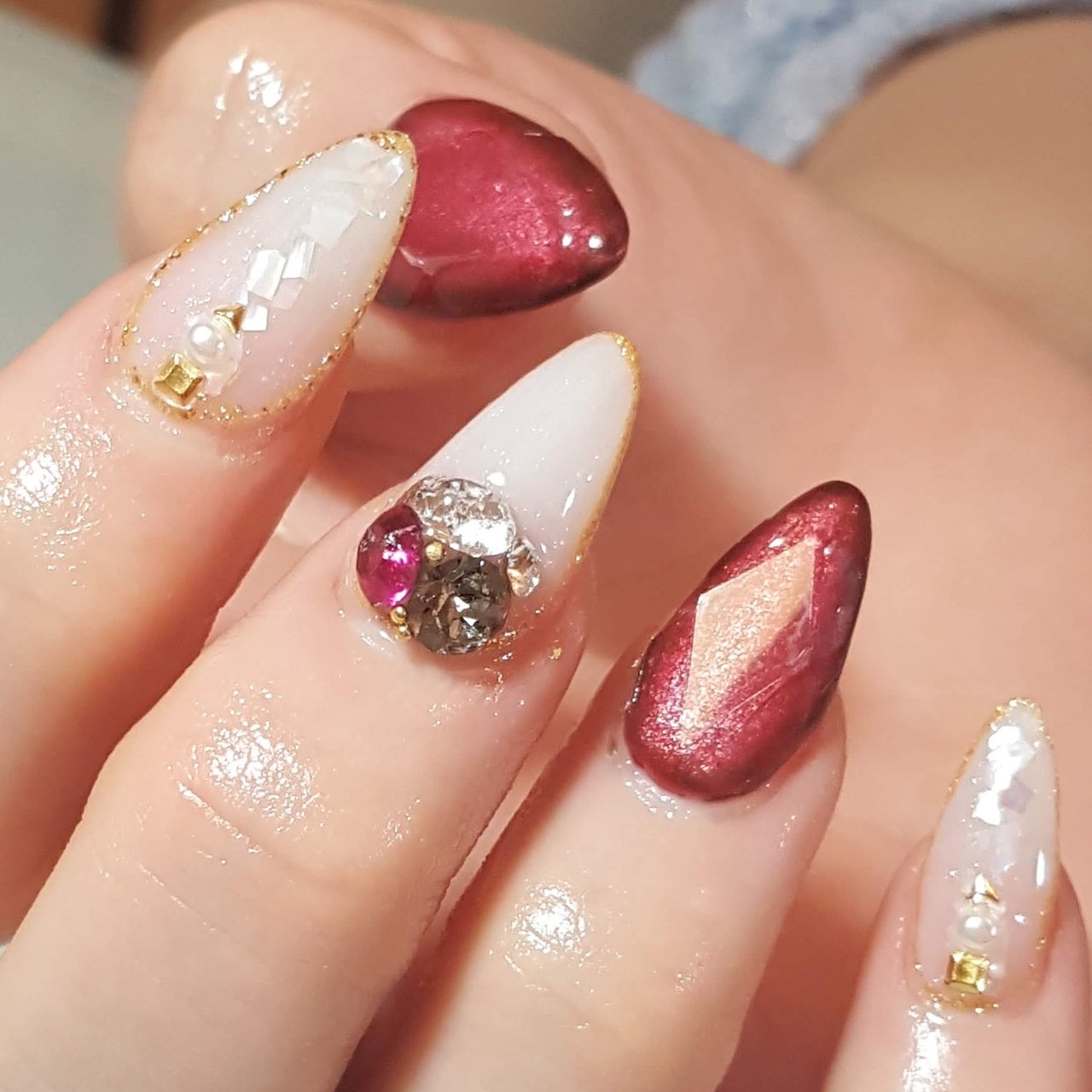 オールシーズン/デート/女子会/ハンド/ビジュー - Aya/privatesalon