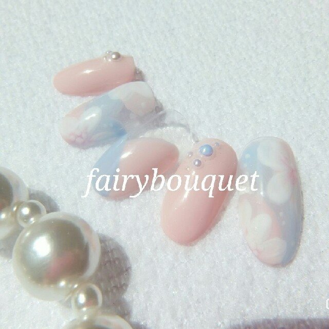 春 夏 オフィス デート ハンド Fairybouquetのネイルデザイン No ネイルブック