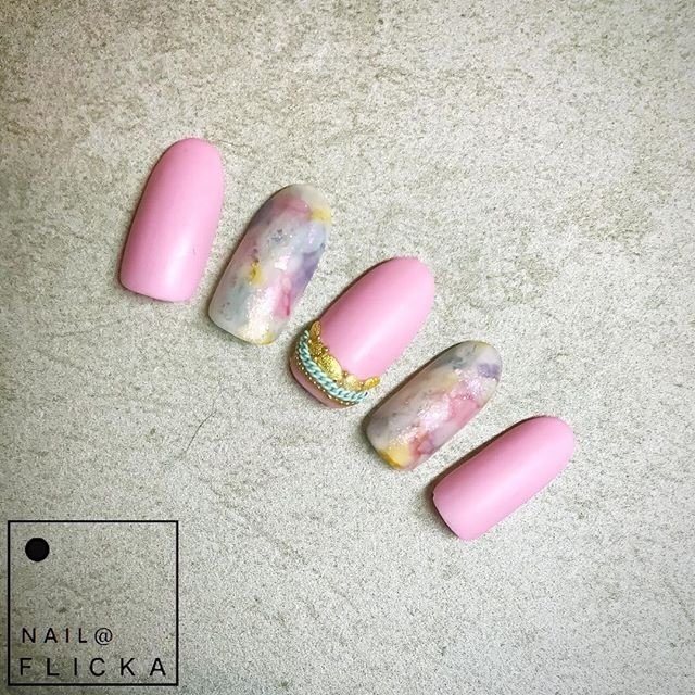 春 夏 デート 女子会 たらしこみ Nail Flicka Sapporoのネイル